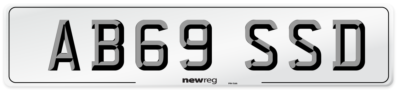 AB69 SSD Number Plate from New Reg